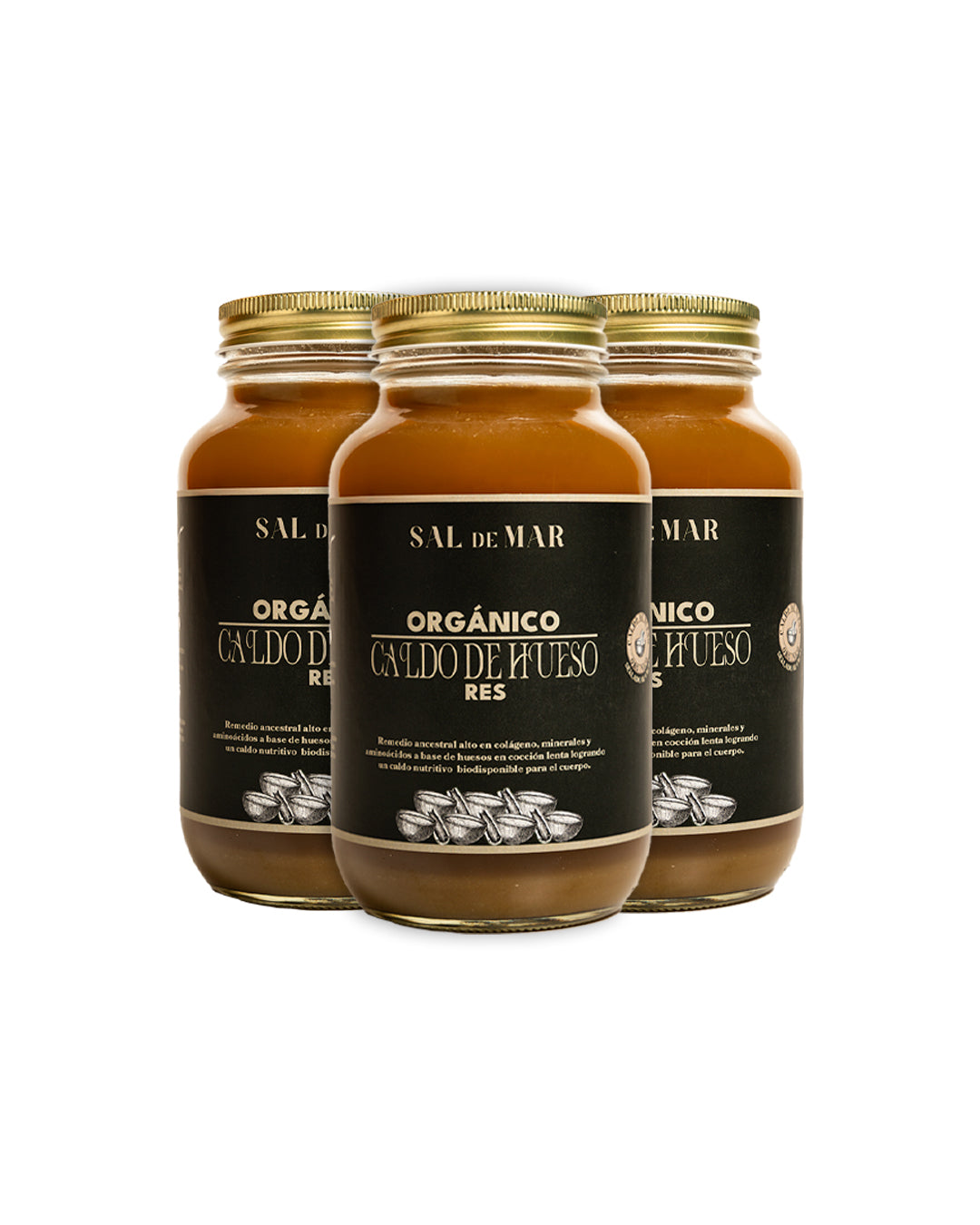 Caldo de Hueso Orgánico de Res 940 Ml. 3 Pzas.
