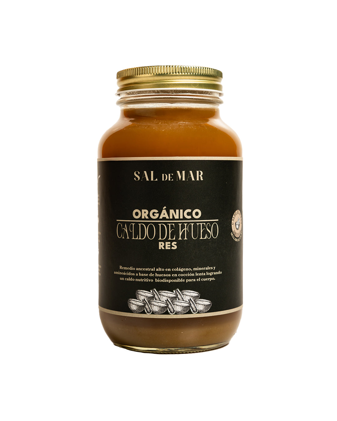 Caldo de Hueso Organico de Res 940 Ml. 1 Pza.